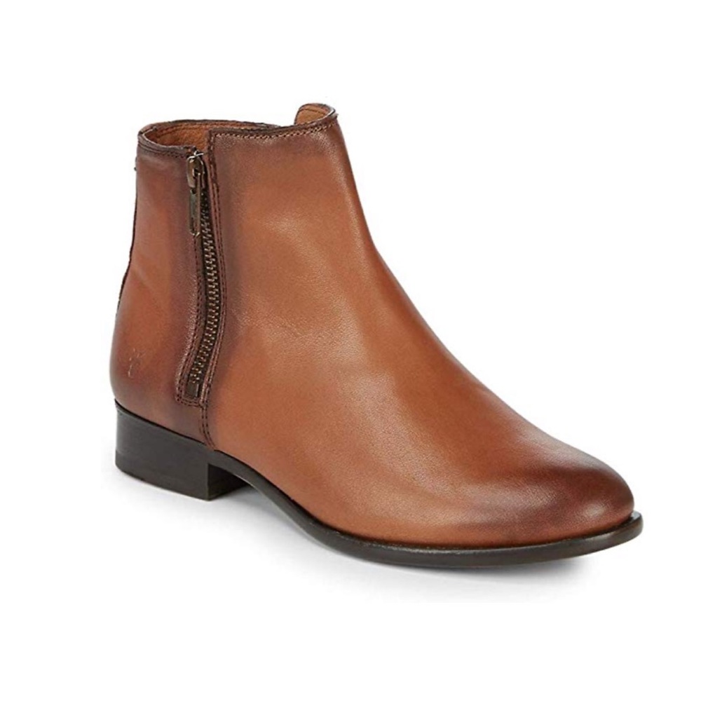 Frye Carly Double Zip booties